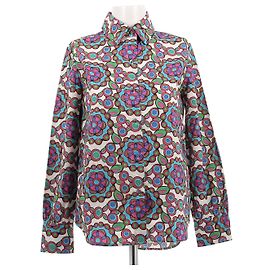Autre Marque Camisa de algodón con estampado colorido LA DOUBLE J XS Multicolor