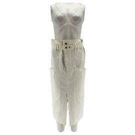 Isabel Marant Leinenrock Weiß