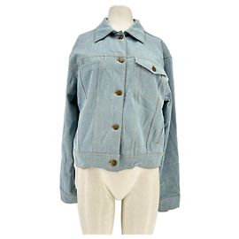 Autre Marque Giacca in denim blu GOOD PEOPLE cotone M Blu