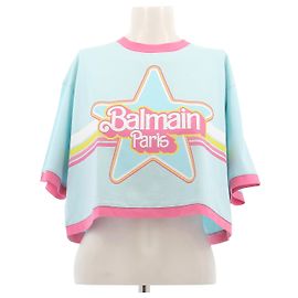 Balmain T-shirt colorato Blu