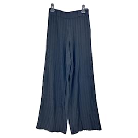 Ba&Sh Black Viscose Pants Black