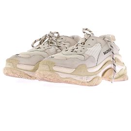 Balenciaga Weiße Sneakers "Triple S" Weiß