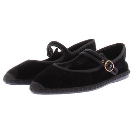Polo Ralph Lauren Samtballerinas Schwarz