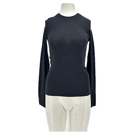 Cos T-shirt nero a maniche lunghe Nero