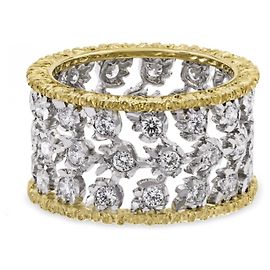 Buccellati Anello "Eternale" in due ori e diamanti D'oro