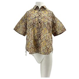 Laurence Bras Camisa estampada Castaño