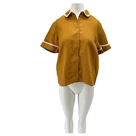 Camicia SéZane in lino color cammello Cammello