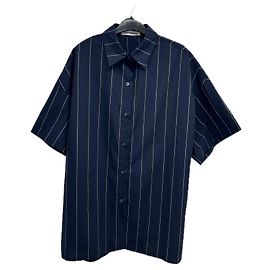 Autre Marque THE FRANKIE SHOP Camicia senza maniche a righe blu navy Blu navy