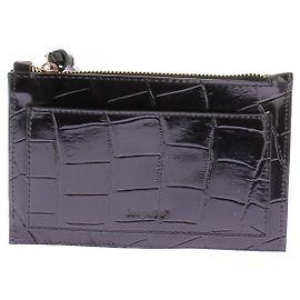Autre Marque Pochette en cuir verni Noir