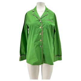 Autre Marque Camisa MERAKI de algodão verde S Verde