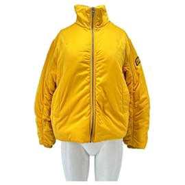 DKNY Yellow Down Jacket Yellow