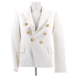 Balmain Blazer Bianco Bianco