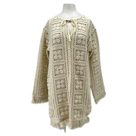 Isabel Marant Pour H&M Vestido de crochê Bege