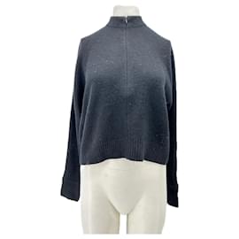Autre Marque Schwarzer Pullover aus Kaschmir Schwarz
