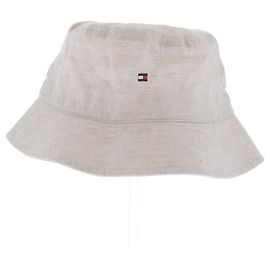 Tommy Hilfiger Gorra de lino blanco Beige