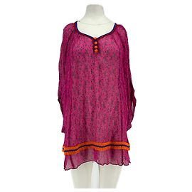 Autre Marque Blouse rose à fleurs POUPETTE ST BARTH Rose