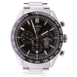 Tag Heuer Montre argentée "Carrera Chronograph" Argenté