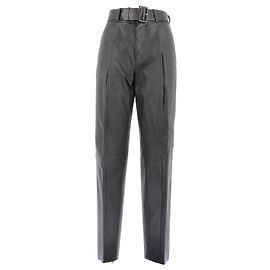 Stouls Lederhose Schwarz
