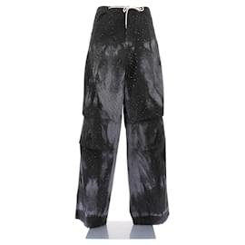 Autre Marque Jeans neri e strass Nero