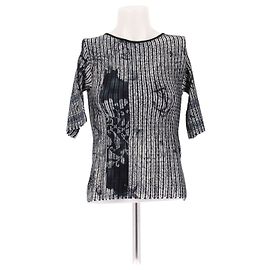 Etro Top manches courtes noir et marine Noir