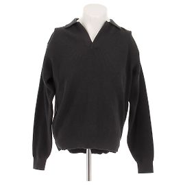 Autre Marque UNITED ARROWS Dunkelgrauer V-Ausschnitt Wollmischung Pullover M Grau