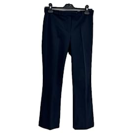 Max Mara Calça preta com pregas Preto
