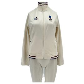 Le coq sportif White Zip Jacket White