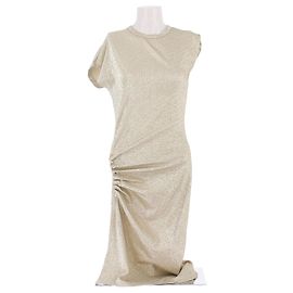 Paco Rabanne Robe dorée Doré