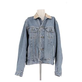 Leetha Giacca in denim Blu