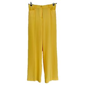 Patrizia Pepe Yellow Pants Size 42 Yellow