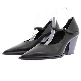 Cos Black Leather Pointed Toe Pumps Black
