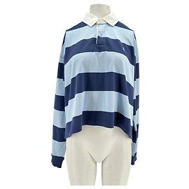 Polo Ralph Lauren Polo a righe a maniche lunghe Blu
