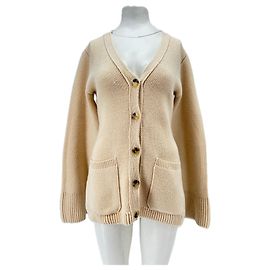 Khaite Cremefarbener Cashmere-Cardigan Beige