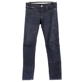 Vaqueros de algodón azul Apc Talla 32 Azul
