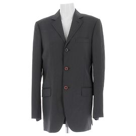 Dolce & Gabbana Wollblazer Grau Grau