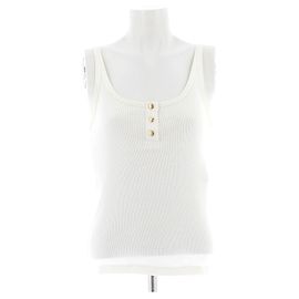 Top de seda blanca Céline Blanco