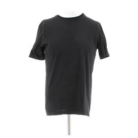 Camiseta negra de algodón The Row Negro
