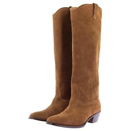Botines Vanessa Bruno de ante color camel Camello