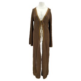 Claudie Pierlot Lange Weste braun Braun