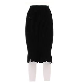 Louis Vuitton Black Wool Skirt Black