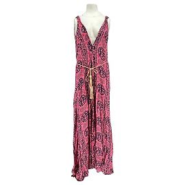 Autre Marque Robe maxi sans manches rose imprimée LOVE SHACK FANCY Rose