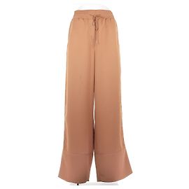 Off White Orange Satin Pants Orange