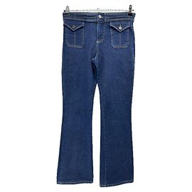 Vaqueros denim crudo Vanessa Bruno azul algodón talla 38 Azul