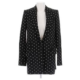 Givenchy Black Blazer with White Crosses Black