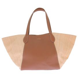 Autre Marque Bolsa tote de ráfia STELLA ET SUZIE Castanho Marrom