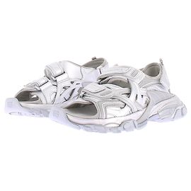 Balenciaga Sandali argentati "Track" Argento