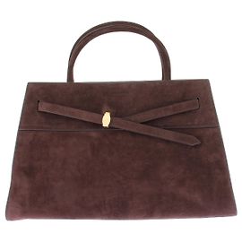 Veronica Beard Sac cabas en daim marron Marron