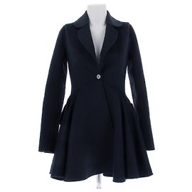 Dior Abrigo marino de cachemira Azul marino