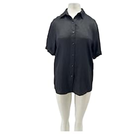 Anine Bing Camicia nera senza maniche Nero