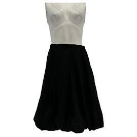 Baum und Pferdgarten Schwarzer Mid-Length Puffrock Schwarz
